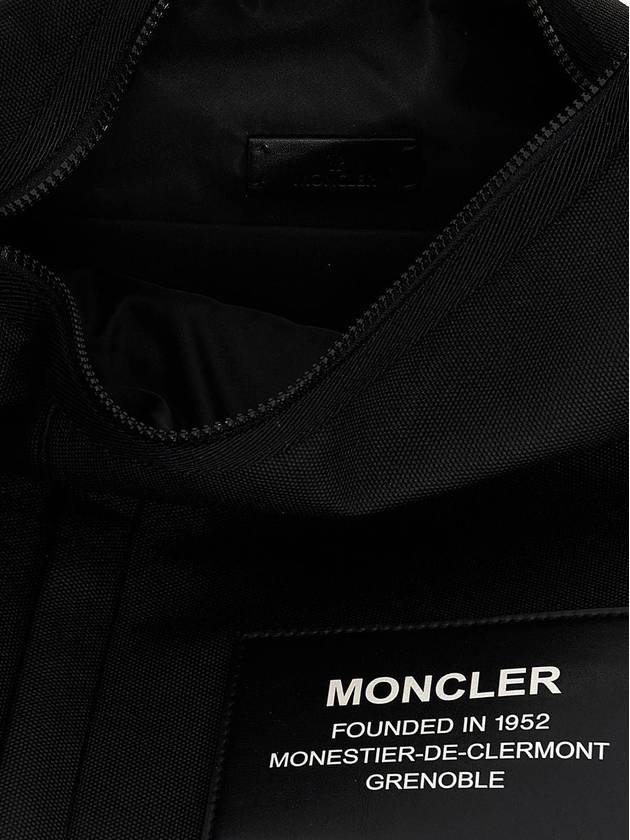 Nakoa Canvas Backpack Black - MONCLER - BALAAN 5