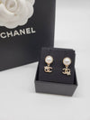 CC logo flower drop earrings gold - CHANEL - BALAAN 9