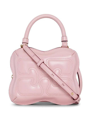 Butterfly Small Cross Bag Pink - GANNI - BALAAN 1