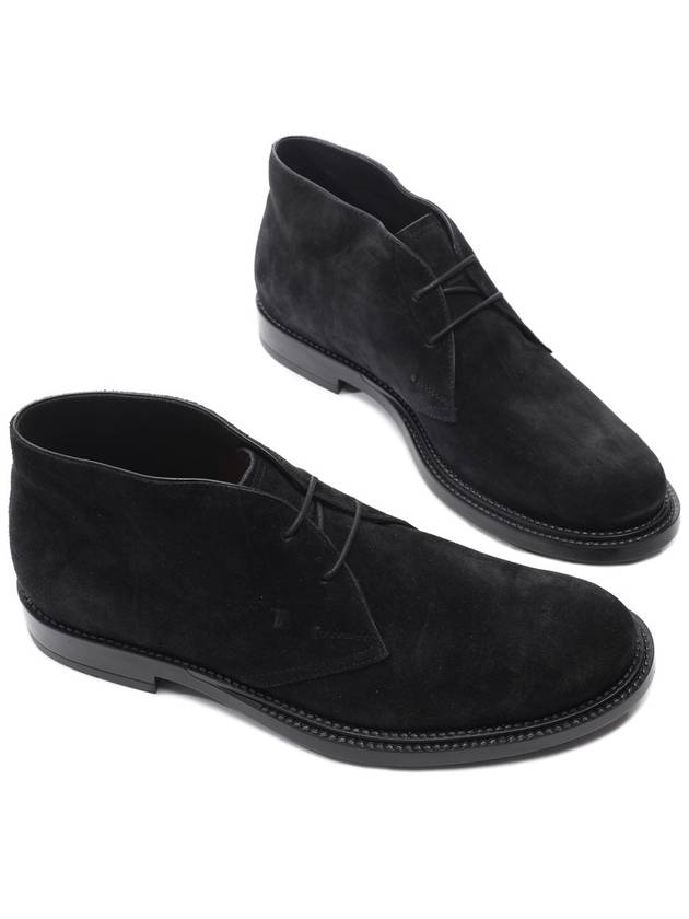 Men s Suede Desert Ankle Boots Black - TOD'S - BALAAN 6