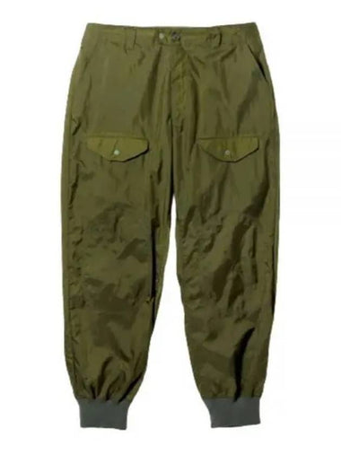 24 Airborne Pant B Olive Nylon Ripstop 24S1F035 OR355 DZ027 Pants - ENGINEERED GARMENTS - BALAAN 1