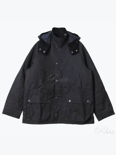 Winter Bedale Wax Jacket Navy - BARBOUR - BALAAN 2