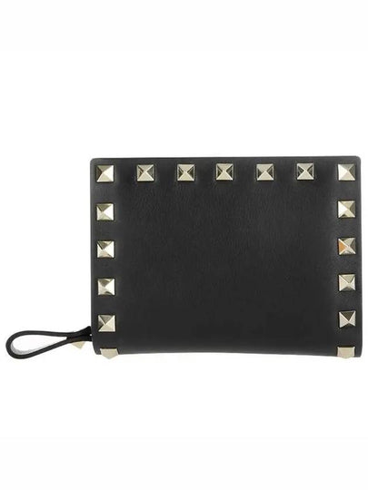 Rockstud Multiflap Half Wallet RW2P0620 BOL 0NO - VALENTINO - BALAAN 2