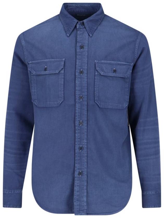 Long Sleeve Shirt 710 935471002 BLUE - POLO RALPH LAUREN - BALAAN 2