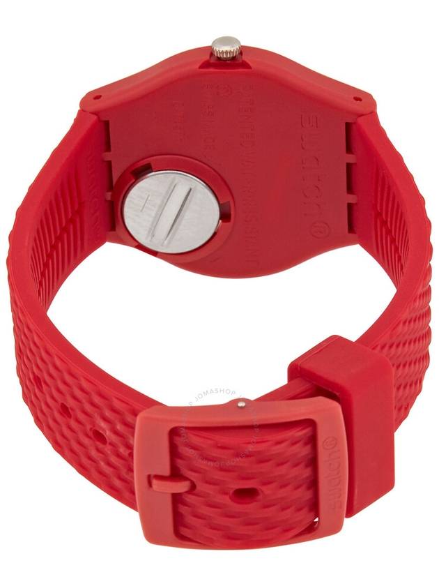 Swatch Lazered Quartz Red Dial Unisex Watch GR710 - SWATCH - BALAAN 3