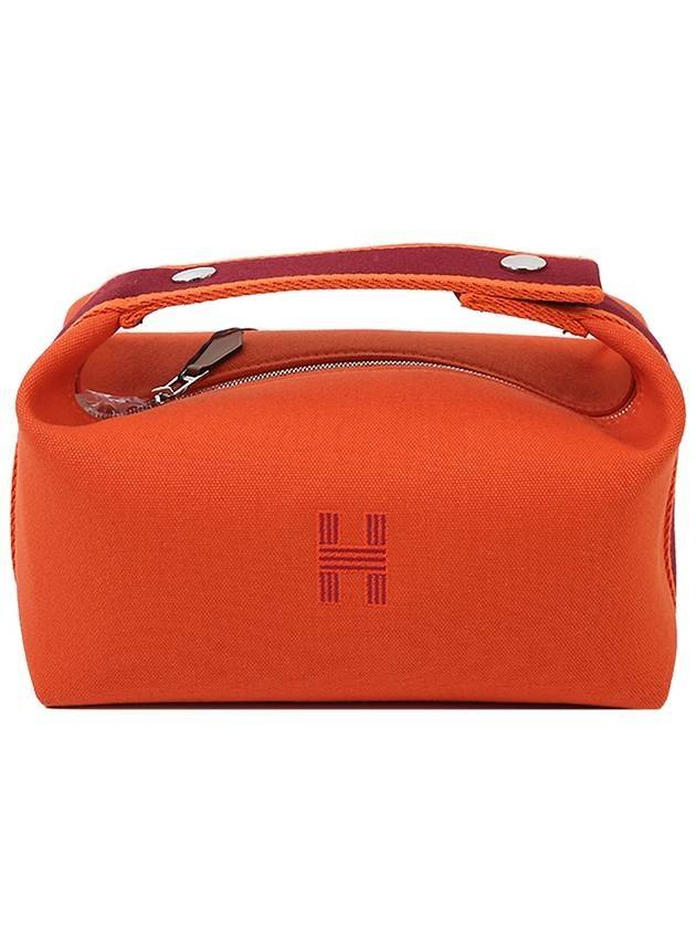 Bride A Brac Large Pouch Bag Orange - HERMES - BALAAN.