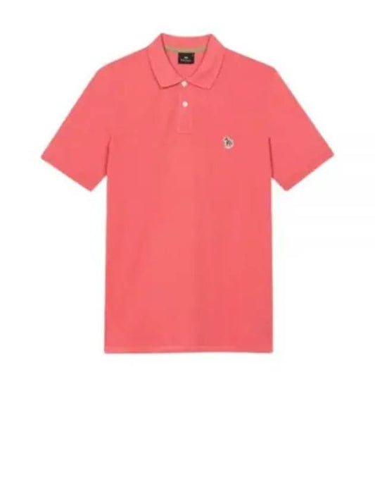 Zebra Regular Fit Polo Shirt Pink - PAUL SMITH - BALAAN 2