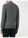 Heart Waffen Wool Men's Cardigan Gray P1N008 GRAY - COMME DES GARCONS - BALAAN 4