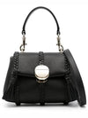 Penelope Mini Grained Leather Shoulder Bag Black - CHLOE - BALAAN 2