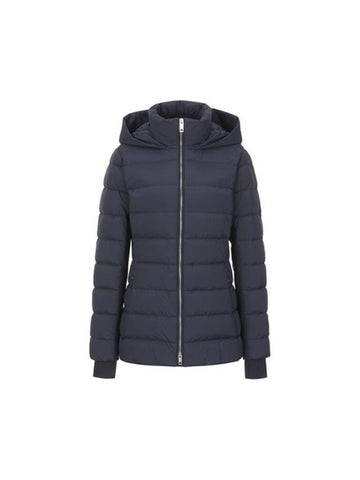 New Bridge Short Goose Down Jacket Navy - BURBERRY - BALAAN 1