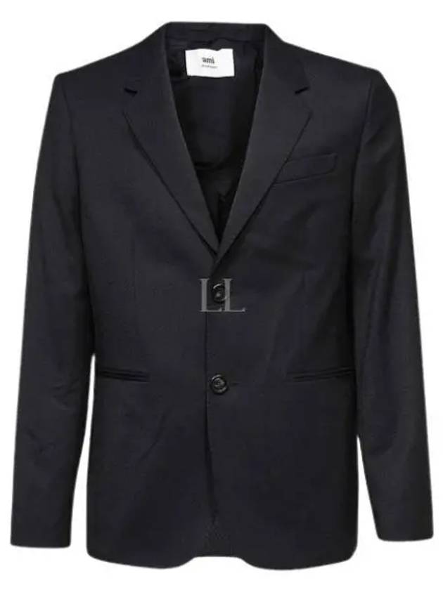 Two Button Blazer Jacket Black - AMI - BALAAN 2