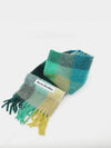 Check Mohair Muffler Yellow Green - ACNE STUDIOS - BALAAN 3