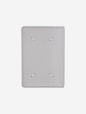 Leather Half Wallet Grey - MAISON MARGIELA - BALAAN 1