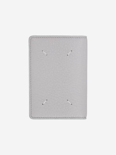 Leather Half Wallet Grey - MAISON MARGIELA - BALAAN 1