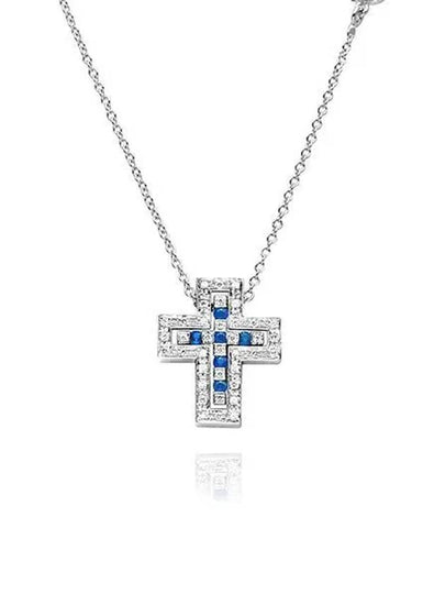 Belle Epoque Diamonds Sapphire Necklace Blue - DAMIANI - BALAAN 2