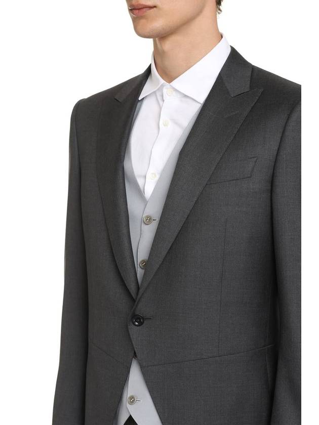 Canali Wool Tailored Jacket - CANALI - BALAAN 5