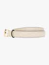 Blondie Thin Leather Belt White - GUCCI - BALAAN 4