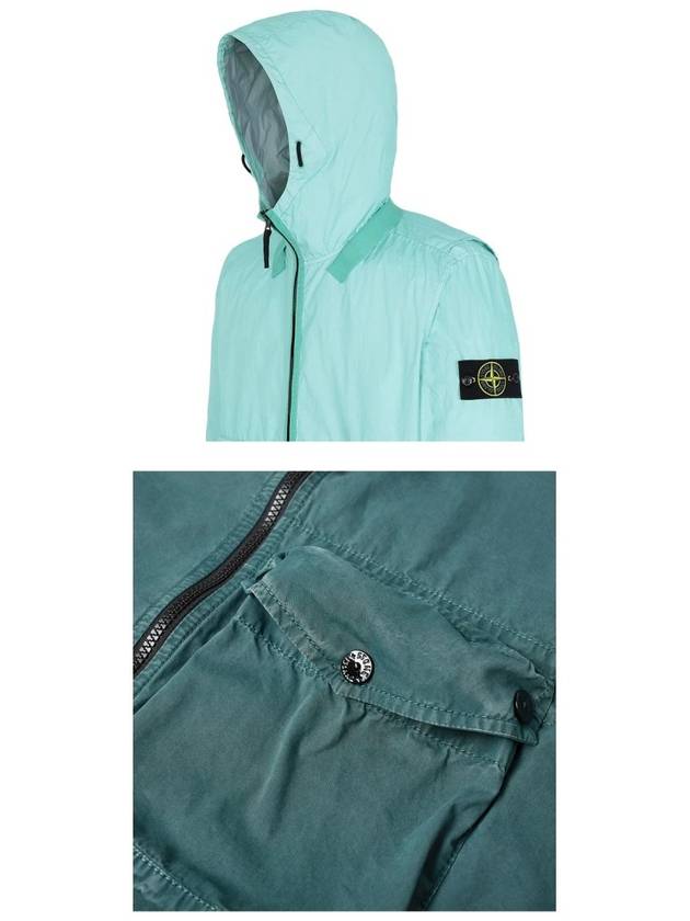 Men's Wappen Membrana Windbreaker Blue - STONE ISLAND - BALAAN 6