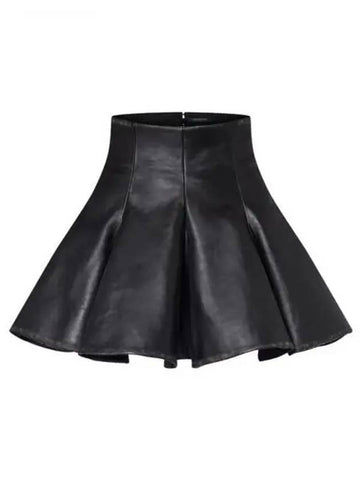 Pleated calfskin circle skirt 1AFUF7 - LOUIS VUITTON - BALAAN 1