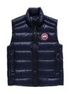 Crofton Logo Patch Padding Vest Atlantic Navy - CANADA GOOSE - BALAAN 2