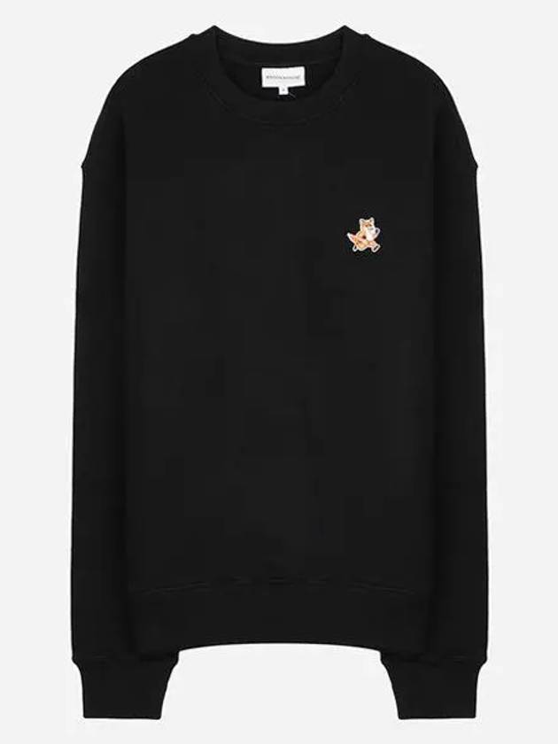 Fox Cotton Sweatshirt Black - MAISON KITSUNE - BALAAN 2