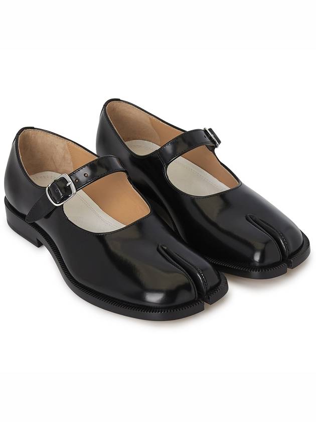 Tabi Mary Jane Flat Black - MAISON MARGIELA - BALAAN 4