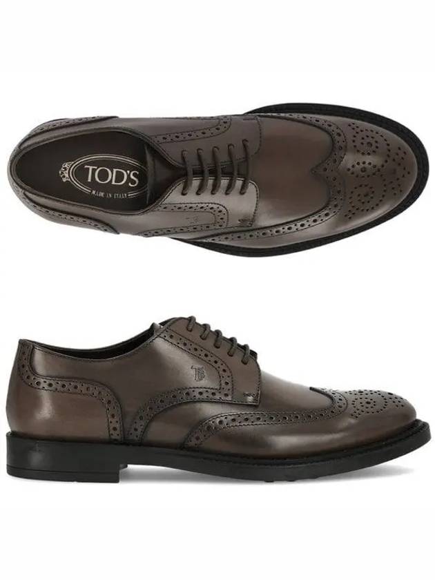 Leather Lace-Up Derby Brown - TOD'S - BALAAN 2