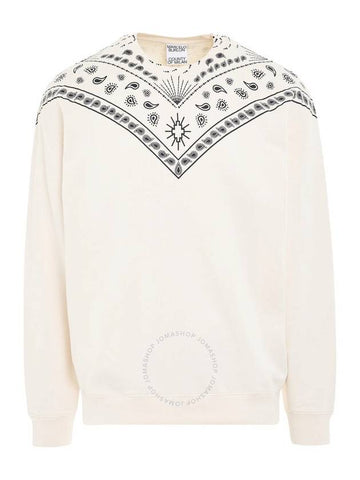 Marcelo Burlon Bandana Comfort Crewneck Sweatshirt, Size X-Small - MARCELO BURLON - BALAAN 1