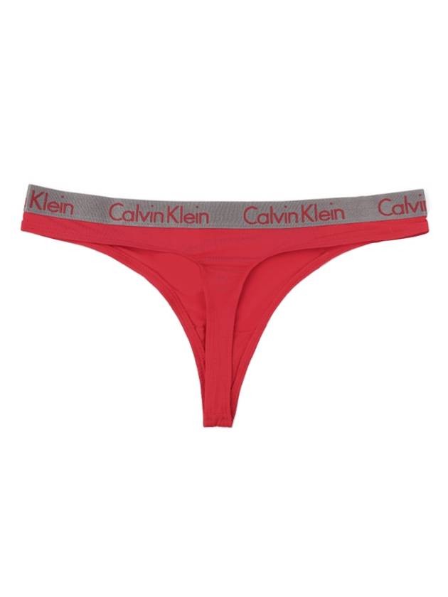 Underwear Women's CK Logo Panties Red - CALVIN KLEIN - BALAAN 1