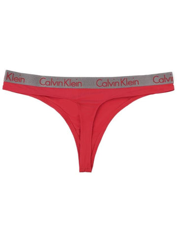 Underwear Women's CK Logo Panties Red - CALVIN KLEIN - BALAAN 1