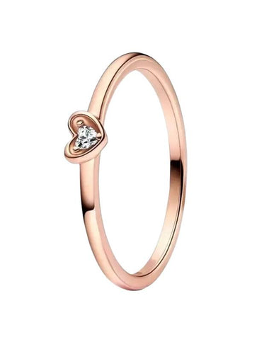 Radiant Heart Ring Rose Gold - PANDORA - BALAAN 1