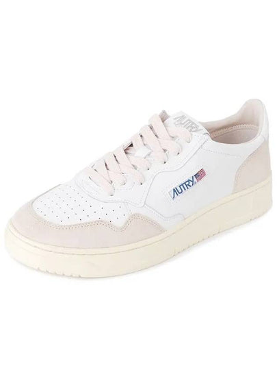 Medalist Suede Low Top Sneakers White - AUTRY - BALAAN 2