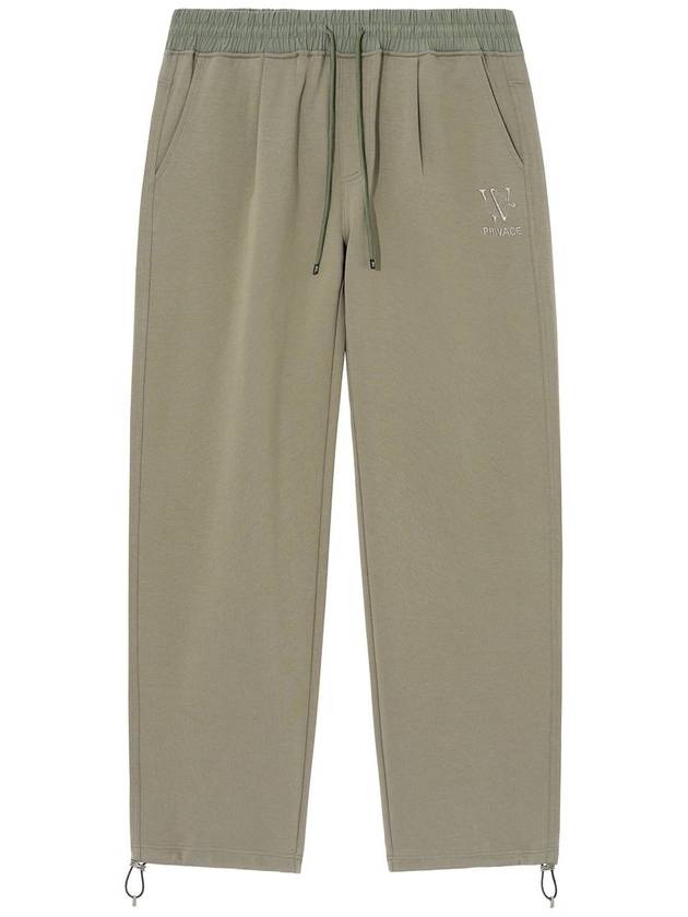 Swivee Privacy Artwork Woven Set-up Track Pants Khaki - SWIB - BALAAN 1