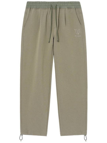 Swivee Privacy Artwork Woven Set-up Track Pants Khaki - SWIB - BALAAN 1