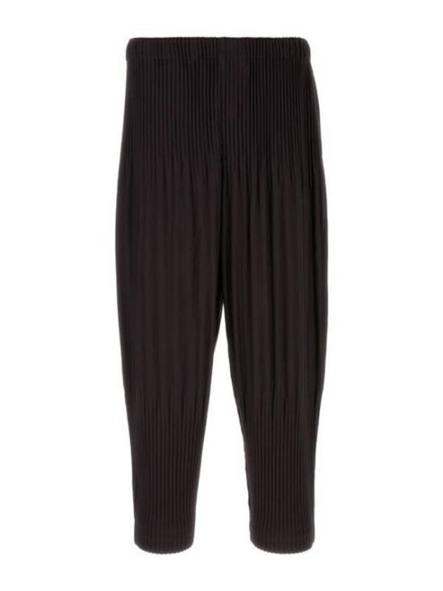 Color Palette Pleats Straight Pants Plum Violet - ISSEY MIYAKE - BALAAN 3