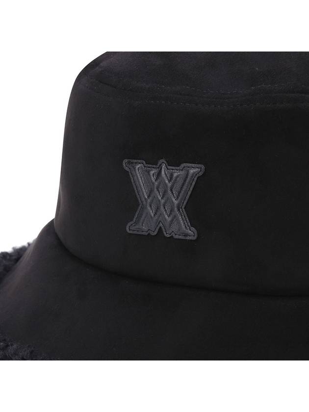 Official W FLUFFY BUCKET HAT BK - ANEWGOLF - BALAAN 5