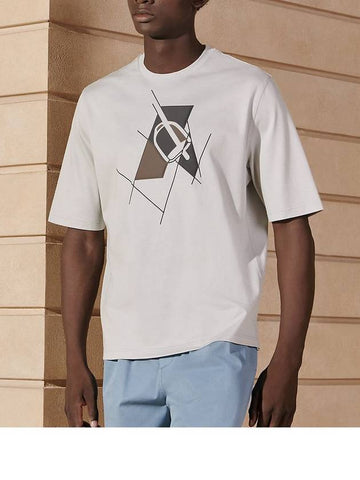 Etrier en Fragments TShirt H457950HA94LA - HERMES - BALAAN 1