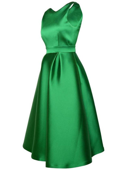 P.A.R.O.S.H. 'Papavero' Green Polyester Blend Dress - P.A.R.O.S.H. - BALAAN 2