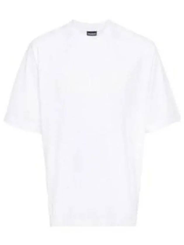 Le Typo Cotton Short Sleeve T-shirt White - JACQUEMUS - BALAAN 2