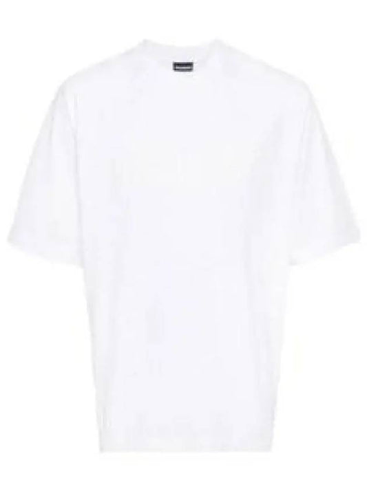 Le Typo Cotton Short Sleeve T-shirt White - JACQUEMUS - BALAAN 2