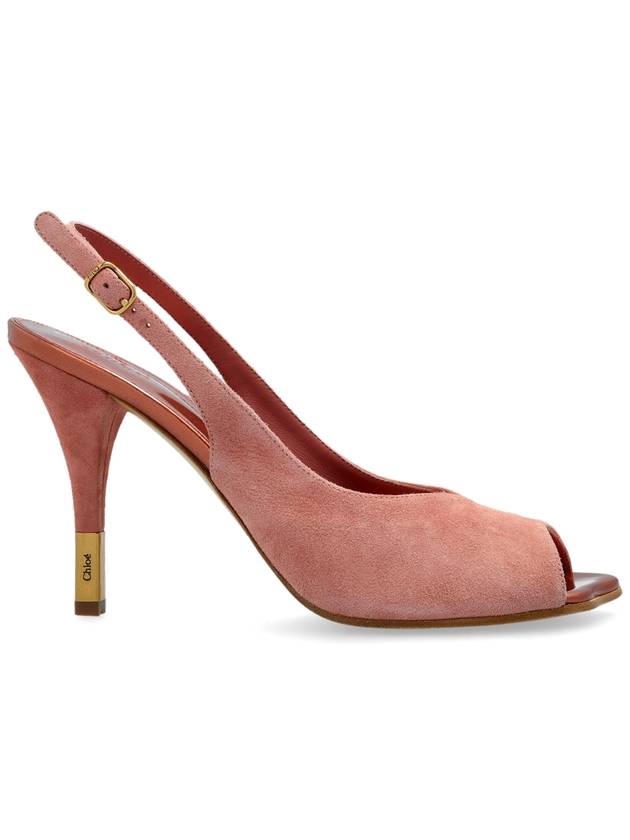 Chloé Heeled Shoes Flower, Women's, Pink - CHLOE - BALAAN 1