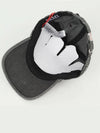 Denim Hat Baseball Cap Dark Gray A09039 0DMAZ - DIESEL - BALAAN 4