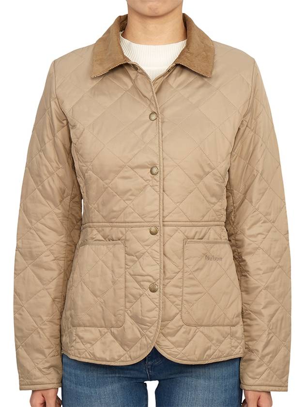 Deveron Quilting Jacket Beige - BARBOUR - BALAAN 5