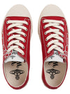 ORB Logo Low Top Sneakers Red - VIVIENNE WESTWOOD - BALAAN 7