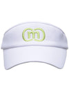 Golf Ice Cool Functional White Lime Back Banding Visor DO9222AC70 - DOYOUKNOWMC GOLF WEAR - BALAAN 2