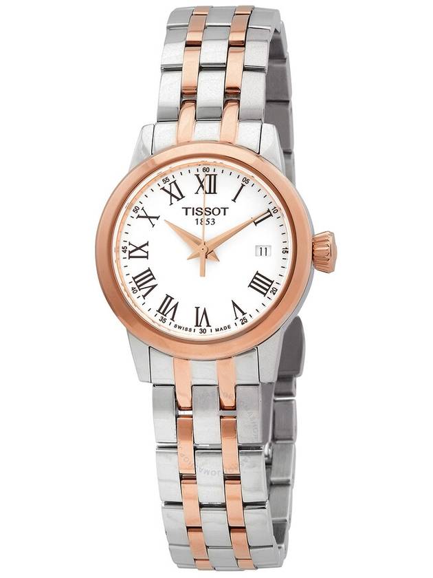 Tissot Classic Dream Quartz White Dial Ladies Watch T129.210.22.013.00 - TISSOT - BALAAN 1