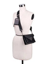 Saffiano Leather Mini Shoulder Bag Black - PRADA - BALAAN.