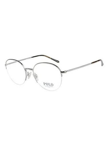 Eyewear Semi Rimless Metal Eyeglasses Silver - POLO RALPH LAUREN - BALAAN 1