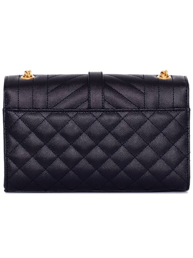 Matelasse Envelope Small Shoulder Bag Black - SAINT LAURENT - BALAAN 5