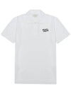 Handwriting Comfort Polo Shirt White - MAISON KITSUNE - BALAAN 3